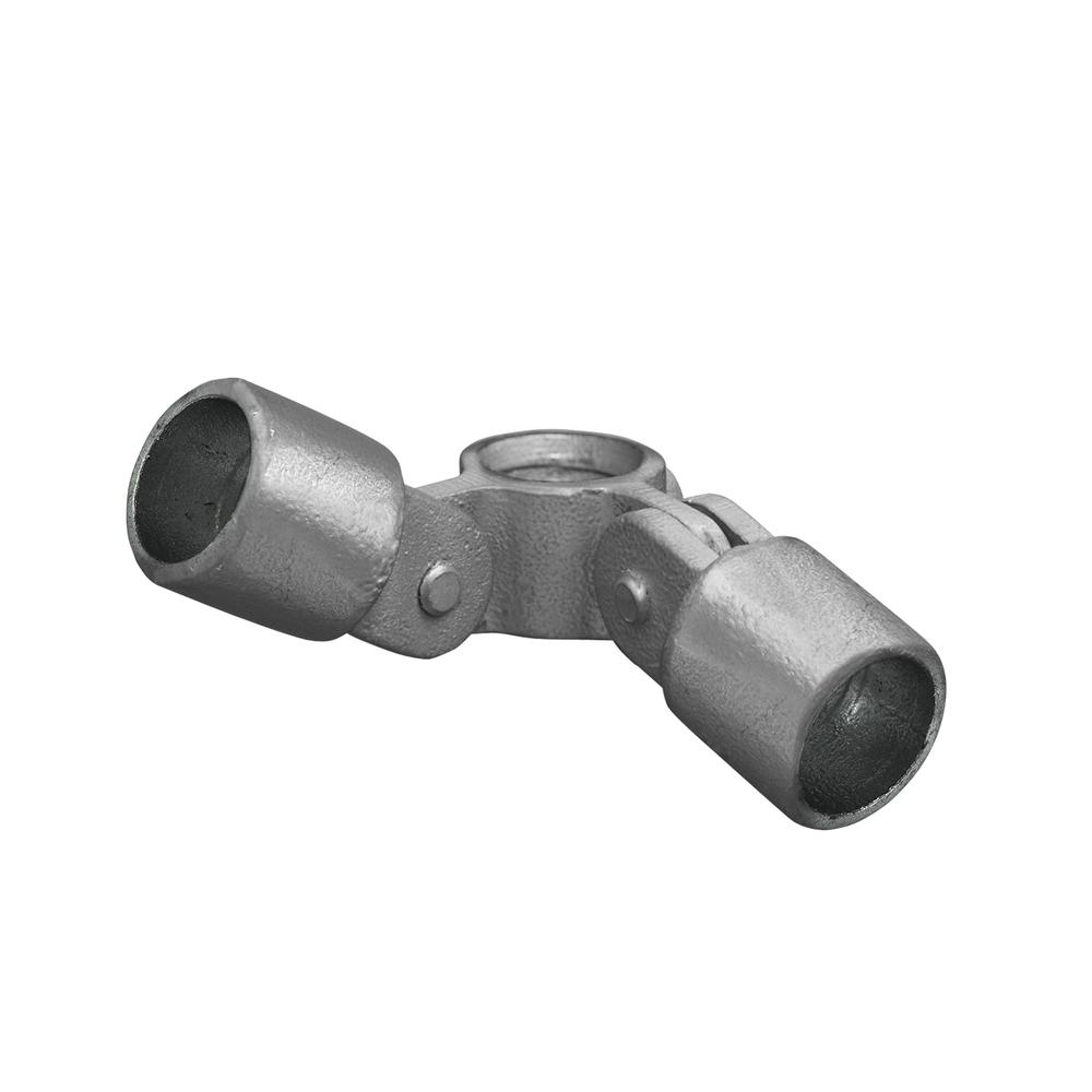 Buiskoppeling Dubbel scharnierstuk 90°-C / 33,7 mm
